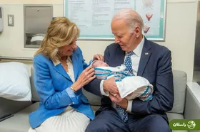 عکس | نتیجه جو بایدن به دنیا آمد