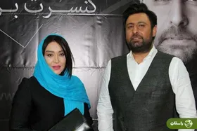 ویدئو | معرفی عاشقانه سارا منجزی‌پور، همسر محمد علیزاده وسط کنسرت