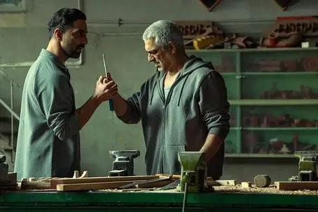 (عکس) مهدی پاکدل پای طناب دار