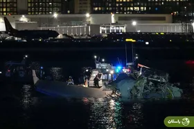 تراژدی در واشنگتن دی سی؛ برخورد عجیب هلیکوپتر نظامی با هواپیمای مسافربری  + ویدئو