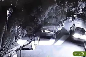 فیلم لحظه به لحظه عجیب‌ترین سرقت خودرو در فرمانیه تهران
