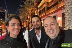 ویدئو | ماجرای سلفی جنجالی علی اوجی و مهرداد صدیقیان با جورجینا رودریگز | واکنش نرگس محمدی چه بود؟