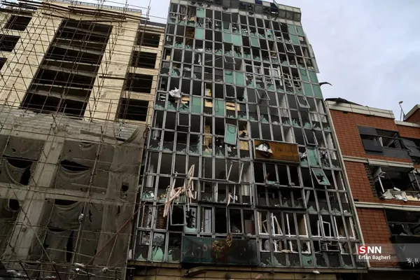 خسارات حمله به خیابان مطهری