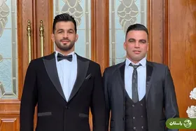 ویدئو | رقص تک‌دست مازنی قهرمانان کشتی در عروسی حسن یزدانی