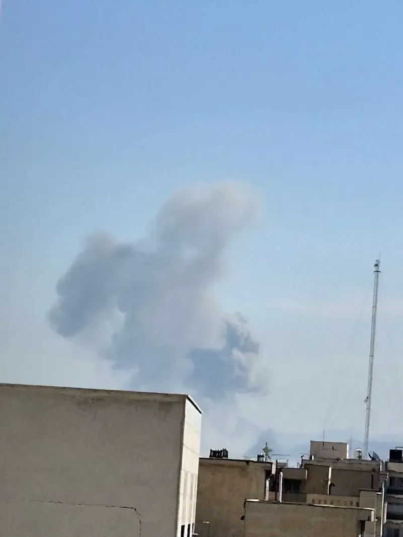 تصاویری از انفجارهای پیاپی در شرق تهران