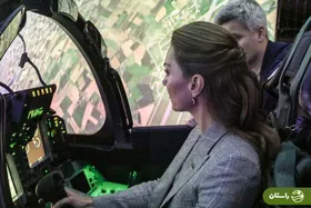 (تصاویر) بازدید کیت میدلتون از  پایگاه هوایی سلطنتی کانینگسبی