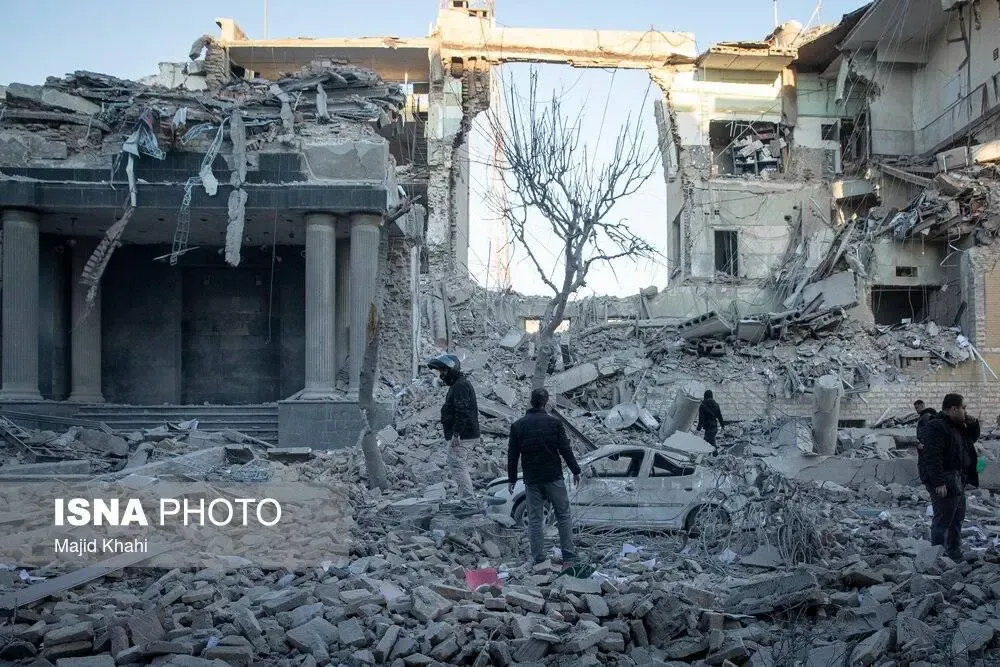 تصاویر حمله به تهران