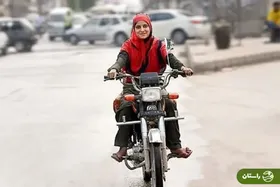(ویدئو) آموزش موتورسواری زنان در خیابان‌های تهران!