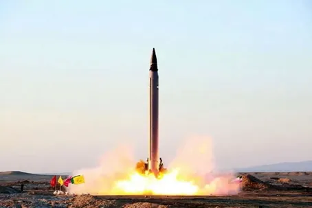 (ویدئو) باران موشک‌های ایرانی در آسمان تل‌آویو