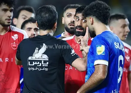 عکس‌های حسین کنعانی‌زادگان که راز بزرگ خون‌ریزی عارف آغاسی در دربی را فاش کردند؛ ناخن دراز کنعانی!