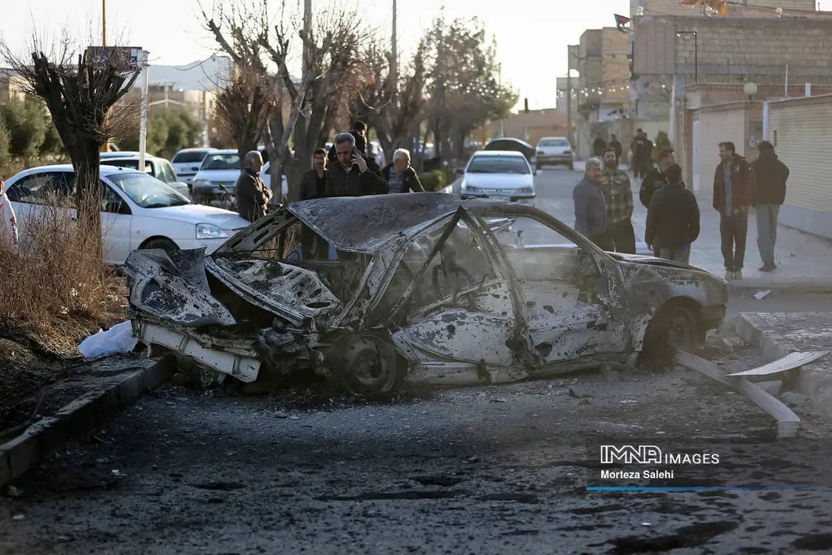 تصاویری از حملات هوایی به یک روستا